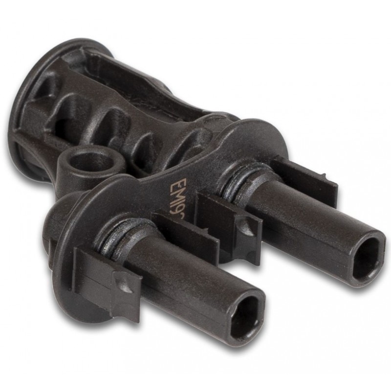 Connettore Nero a Y per fotovoltaico 1 Maschio + 2 Femmine FMC4 10 pezzi FANTON A99943