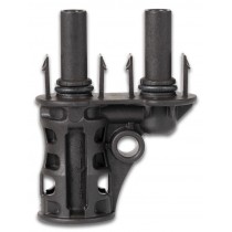 Connettore Nero a Y per fotovoltaico 1 Maschio + 2 Femmine FMC4 10 pezzi FANTON A99943 lato