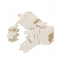 Presa RJ45 UTP 180 gradi Categoria 6 Toolless Bianco Fanton 237130