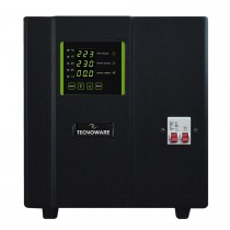 Stabilizzatore elettronico servoassistito 7.5KVA monofase con microprocessore TECNOWARE FSTESM7K5M Frontale