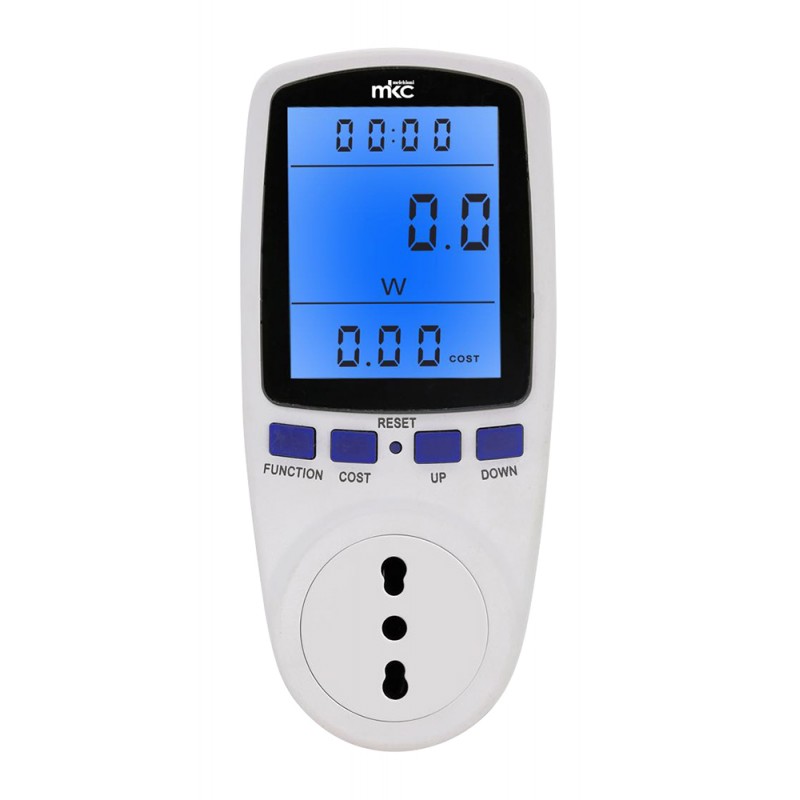 Misuratore di potenza Power Easy 16A 230V con display LCD MKC 530134224