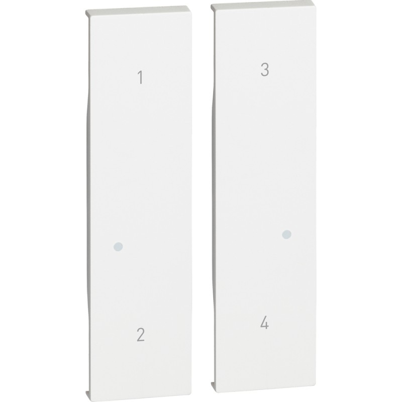 Cover per comando scenari wireless Living Now Bianca BTicino KW37M2