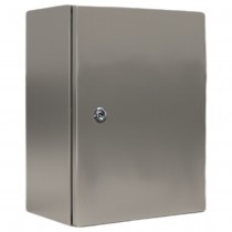 Cassetta da parete in acciaio inox 600x800x250mm IP66 IK10 con serratura E COR ETA EC060825X