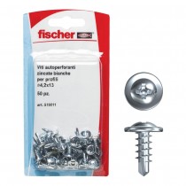 Viti autoperforanti 4.2x13mm in confezione da 50 pezzi Fischer 00519011
