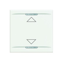 Copritasto su giù 2 moduli Bticino Axolute HD4911M2AH