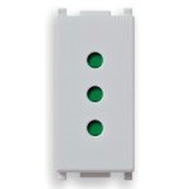 Presa Vimar Plana Silver 2P+T 10A P11 slave 14201.SL