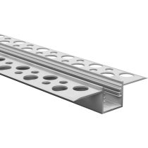 Profilo ad incasso a scomparsa lungo 2 metri in alluminio Ledco PR223