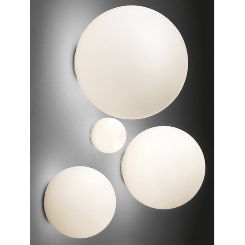 Lampada LED Bianca da parete 5W E14 diametro 140mm Dioscuri 14 ARTEMIDE 1039110A