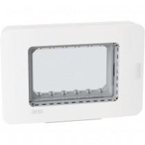 Placca idrobox a 3 moduli IP55 Bianco BTicino MatixGo 28603W