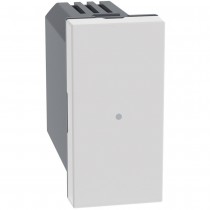 Modulo per presa connessa con Led blu 1 modulo Bianco BTicino MatixGo JW4531C