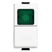 Pulsante Bticino Matix 1P No Spia verde AM5057V