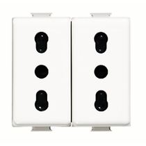 Presa 10/16A duplex Bticino Matix AM5180/2