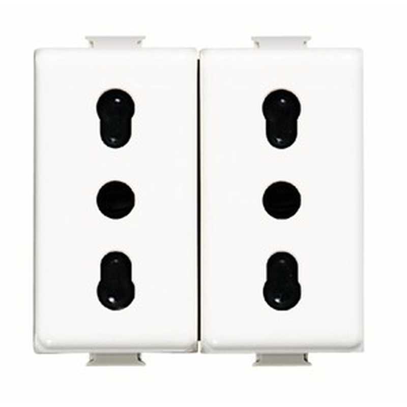 Presa 10/16A duplex Bticino Matix AM5180/2