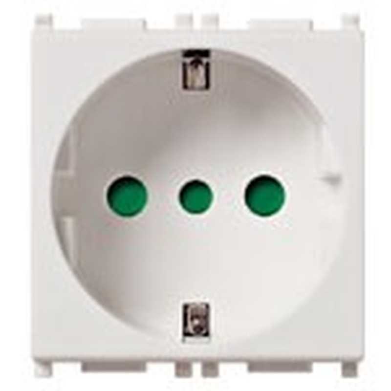 Presa 2P+T Vimar Plana  16A P30  bianco 14209