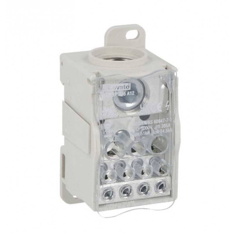 Ripartitore di potenza unipolare 335A 12 fori Lovato ACB1P335A12