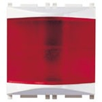 Spia prismatica Vimar Plana rosso bianco  14386.R