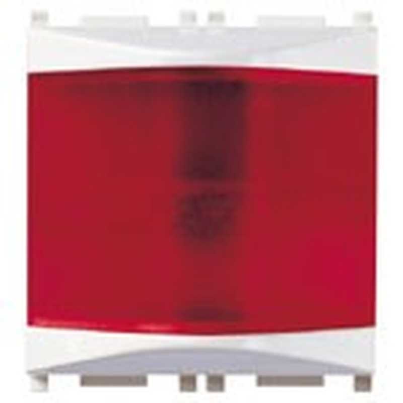 Spia prismatica Vimar Plana rosso bianco  14386.R