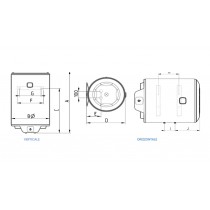 Riferimento dimensioni scaldabagno Atlantis