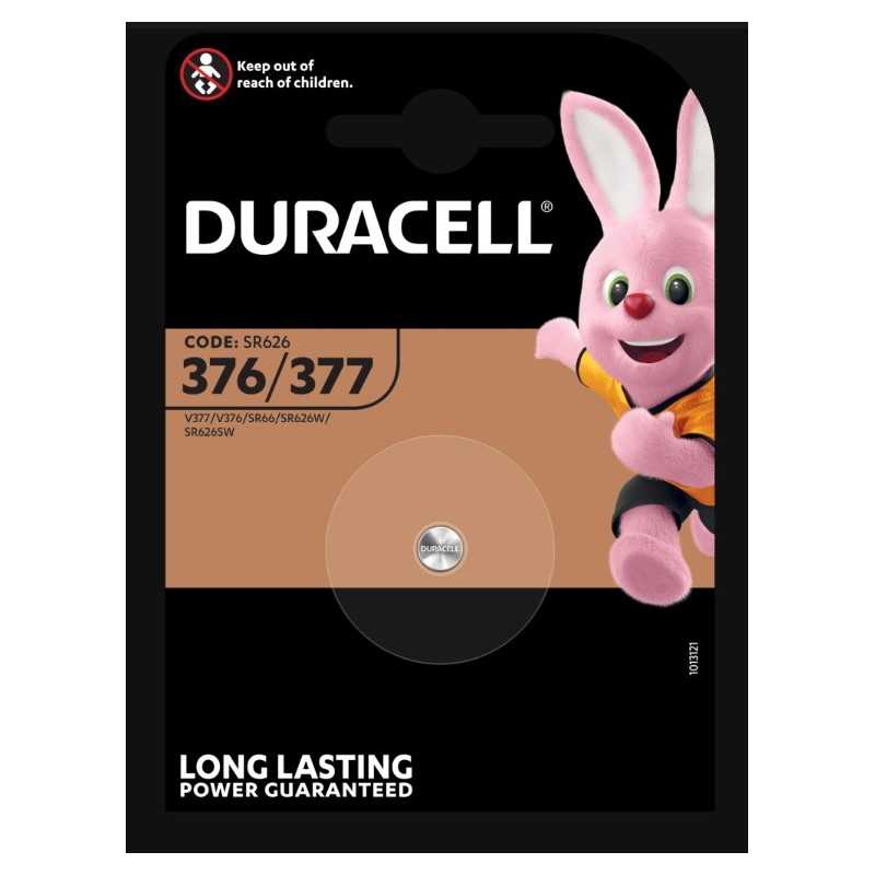 Batteria per orologi D377 1.5V in ossido d'argento Duracell 960182700