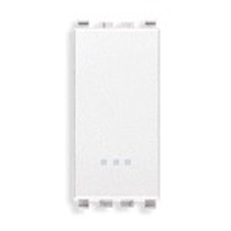 Pulsante Vimar Eikon 1P NO 10A bianco 20008.B