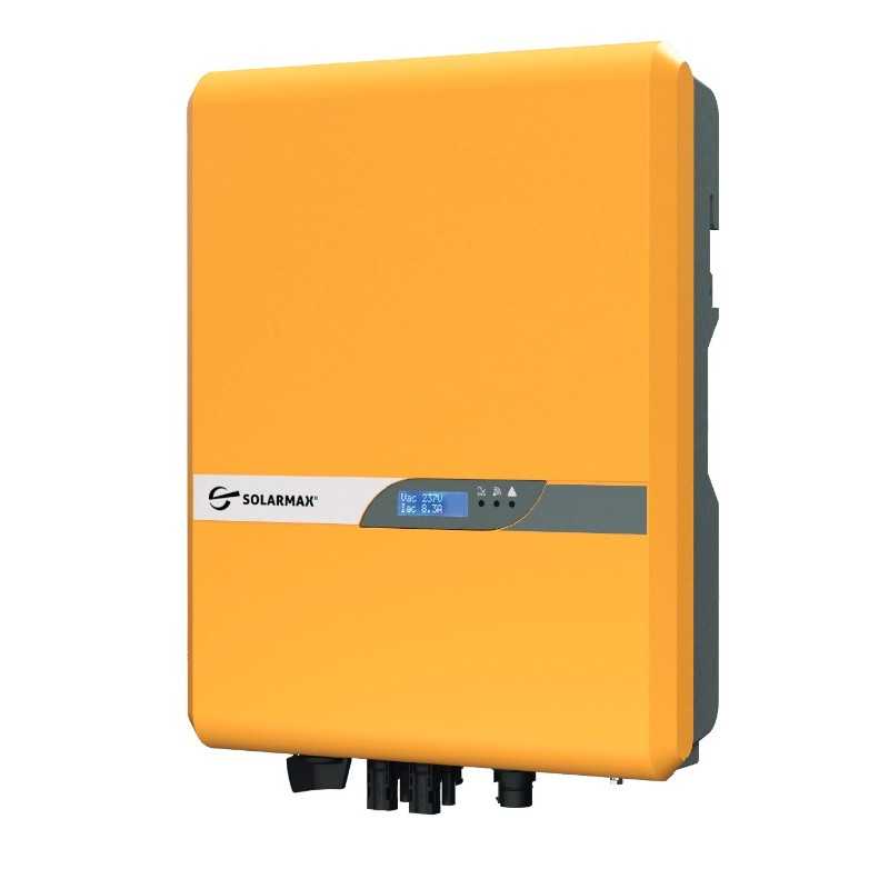 Inverter fotovoltaico monofase 2MPPT 6kW SolarMax NEW6000SP-LCD
