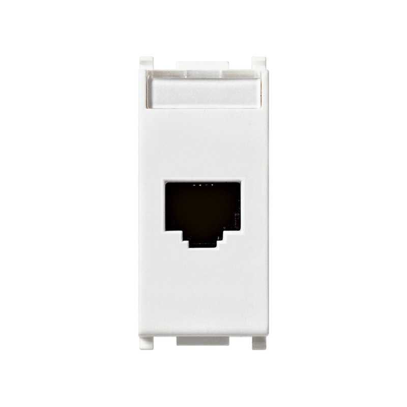 Presa RJ45 VIMAR PLANA Netsafe Cat5e UTP bianco 14339.11