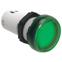 Indicatore luminoso monoblocco foro 22mm 110V AC verde Lovato LPMLE3