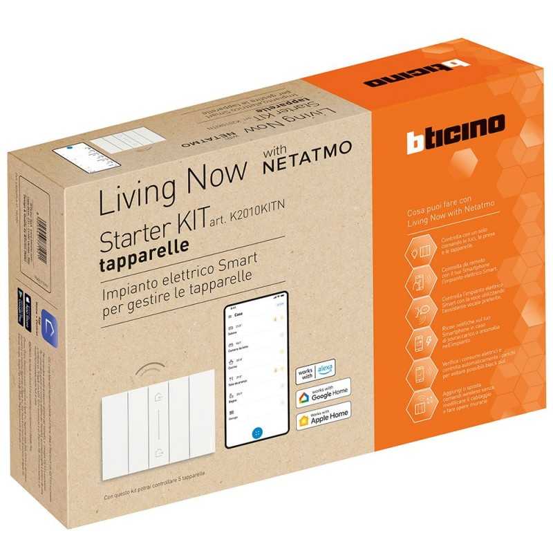 Starter Kit per gestire fino a 5 tapparelle Bticino Living Now K2010KITN