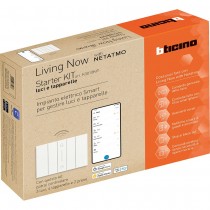 Starter Kit per gestire luci e tapparelle Bticino Living Now K3010KIT