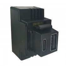 Alimentatore da incasso KEYSTONE USB A+C 3A 20W Nero Perry 1MCUSB002A