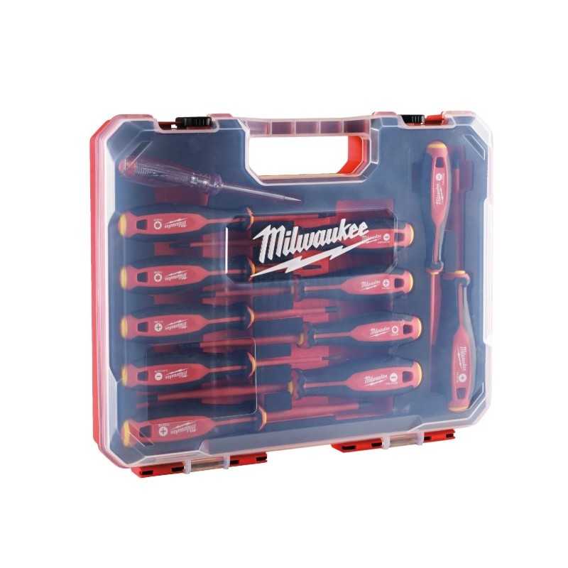 Kit di giraviti isolati fino a 1000V 12 pezzi Milwaukee 4932479095