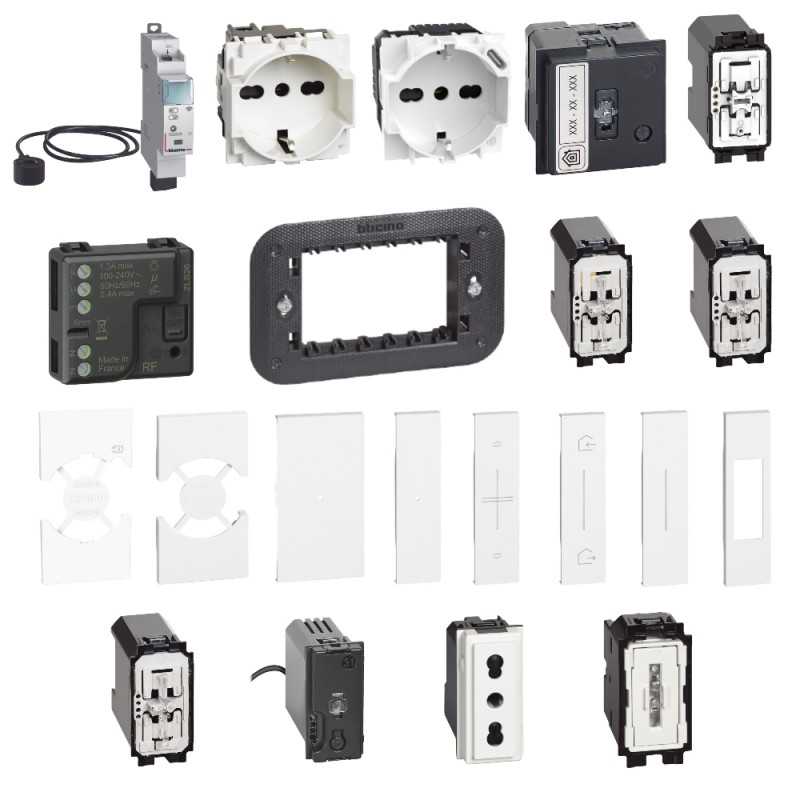 Kit Cubo fisico serie Living Now 2025 Bianco BTicino KCUBO25W