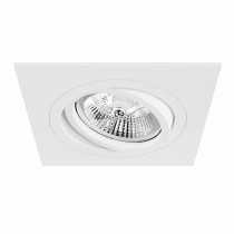 Anello da incasso Avant attacco GU10 in alluminio Bianco Beneito Faure 4484