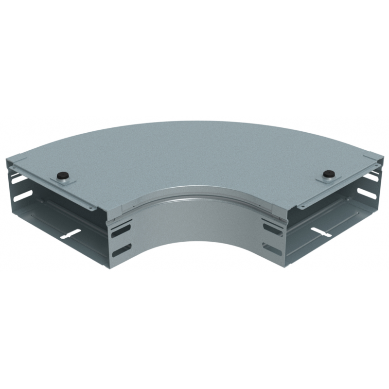 Curva piana in acciaio zincato a 90 gradi altezza 75mm larghezza 200mm P31 LEGRAND AI200Z