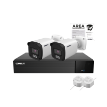 Kit Videoregistratore 4K 4 Ingressi 2 Telecamere Comelit AHKIT004N05B
