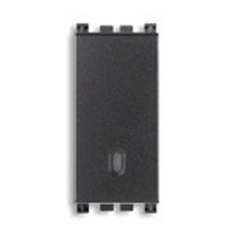 Deviatore illuminabile Vimar Arkè 1P 16AX 250V grigio 19005