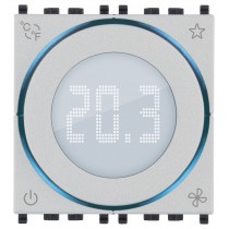 Termostato con rotella domotico 2 moduli IoT Next Vimar 02974.N
