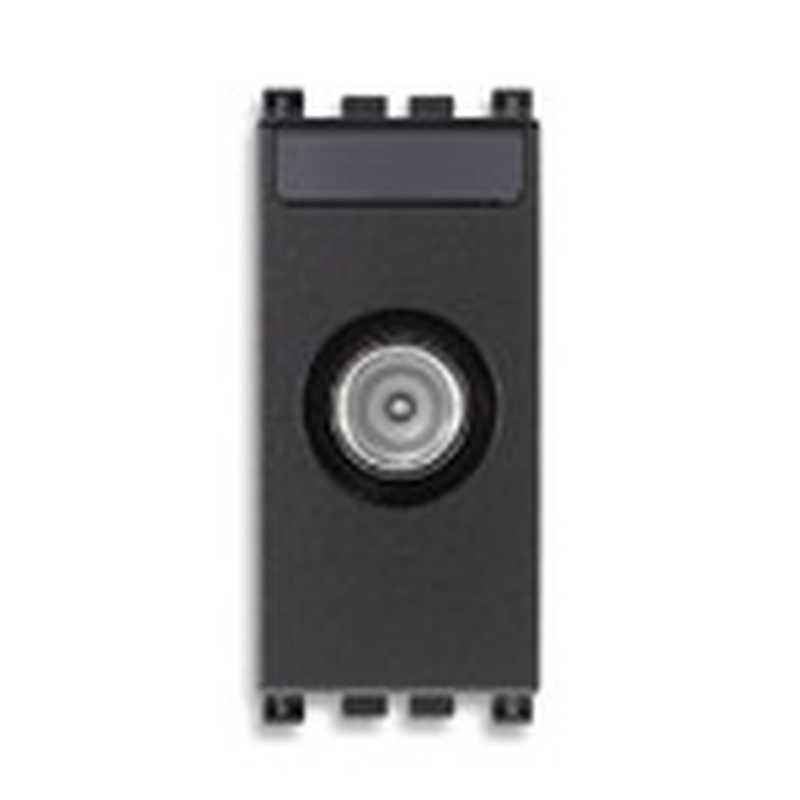 Presa TV-RD-SAT Vimar Arkè passante grigio 19300.10