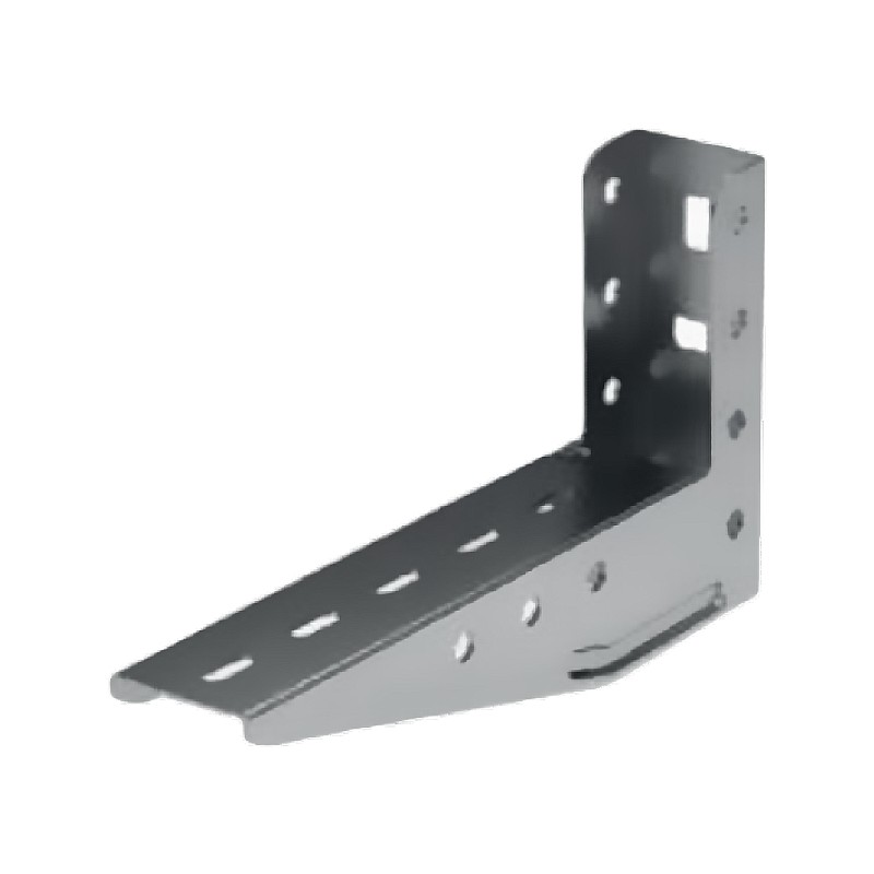 Mensola stampata 15/10 con base 300mm e altezza 140mm INOX Sati 62410004