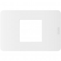 Placca 2 moduli Bianco tecnopolimero serie MatixGo BTICINO JA4819JW