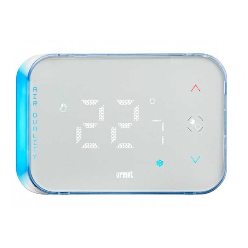 Cronotermostato Wi-Fi con monitoraggio qualità aria Bianco Urmet 1054/101
