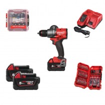 Kit trapano e batterie M18 con set punte Milwaukee 4933498240