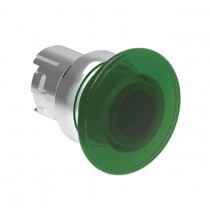 Attuatore a pulsante luminoso a fungo da 40mm Verde Lovato LPSBL6143