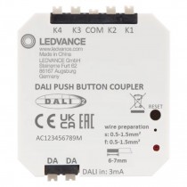 PUSHBUTTON Coupler DALI-2 16V 0.20W Bianco Ledvance PUSHBUTCOUPDA2