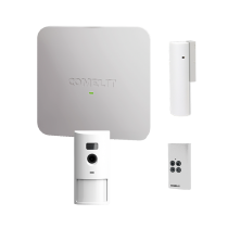 Kit antintrusione wireless Nexus PIRCAM contatto e Radiocom Comelit KNCAM