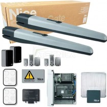 Kit Cancello Nice Battente 24V per ante fino a 3 metri TOONA4024BDKCE