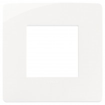 Placca in tecnopolimero 2 moduli Bianco Vimar Plana Up 14642U.01