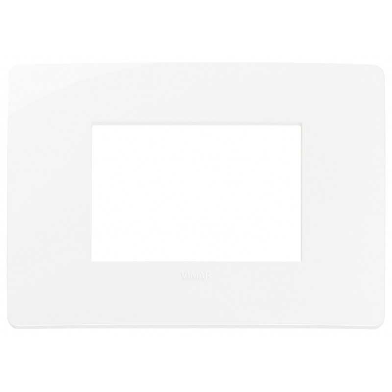 Placca in tecnopolimero 3 moduli Bianco Vimar Plana Up 14653U.01