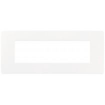 Placca in tecnopolimero 7 moduli Bianco Matt Vimar Plana Up 14657U.11