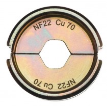 Matrice di crimpatura NF22 in rame 70mm esagonale Milwaukee 4932451737